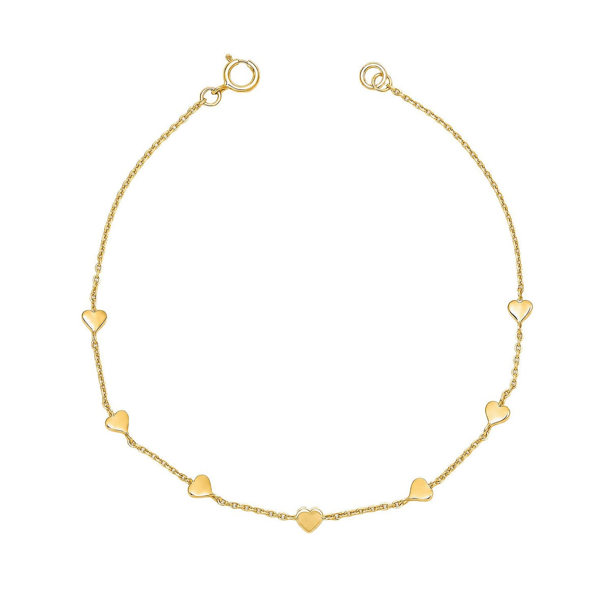 Beginnings Sterling Silver Gold Bracelet B5672