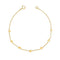Beginnings Sterling Silver Gold Bracelet B5672