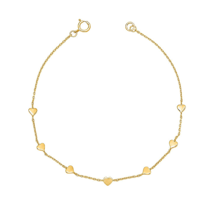 Beginnings Sterling Silver Gold Bracelet B5672