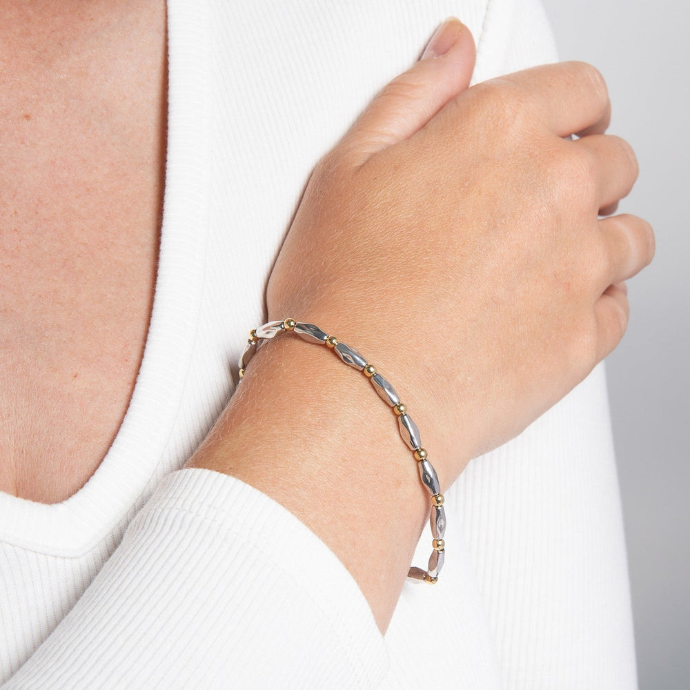 Beginnings Sterling Silver Gold Silver Bracelet B5676