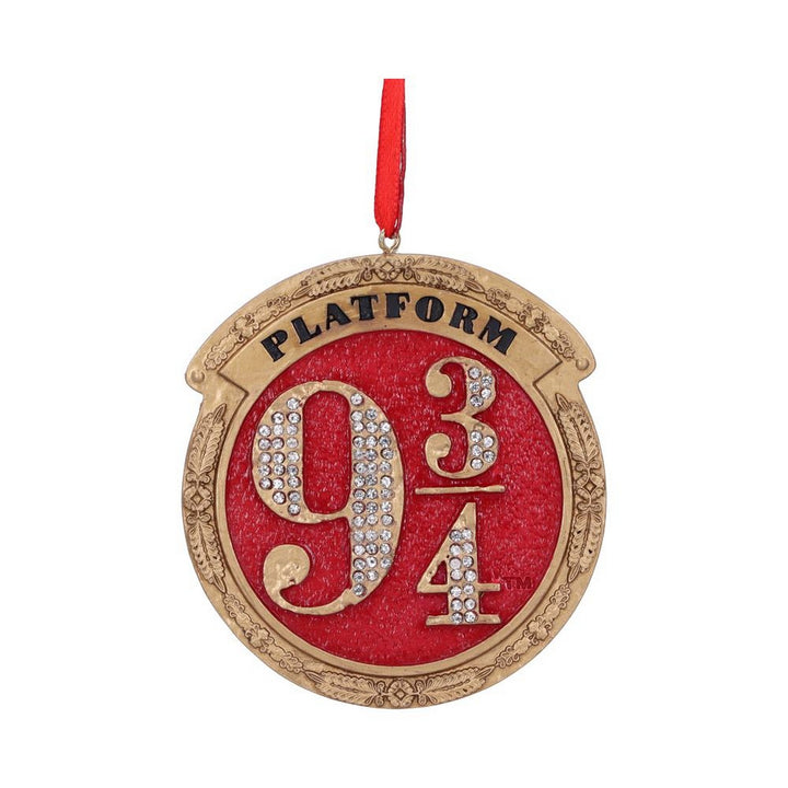 Harry Potter Train Platform 9 3/4 Hanging Festive Decorative Ornament B5677T1