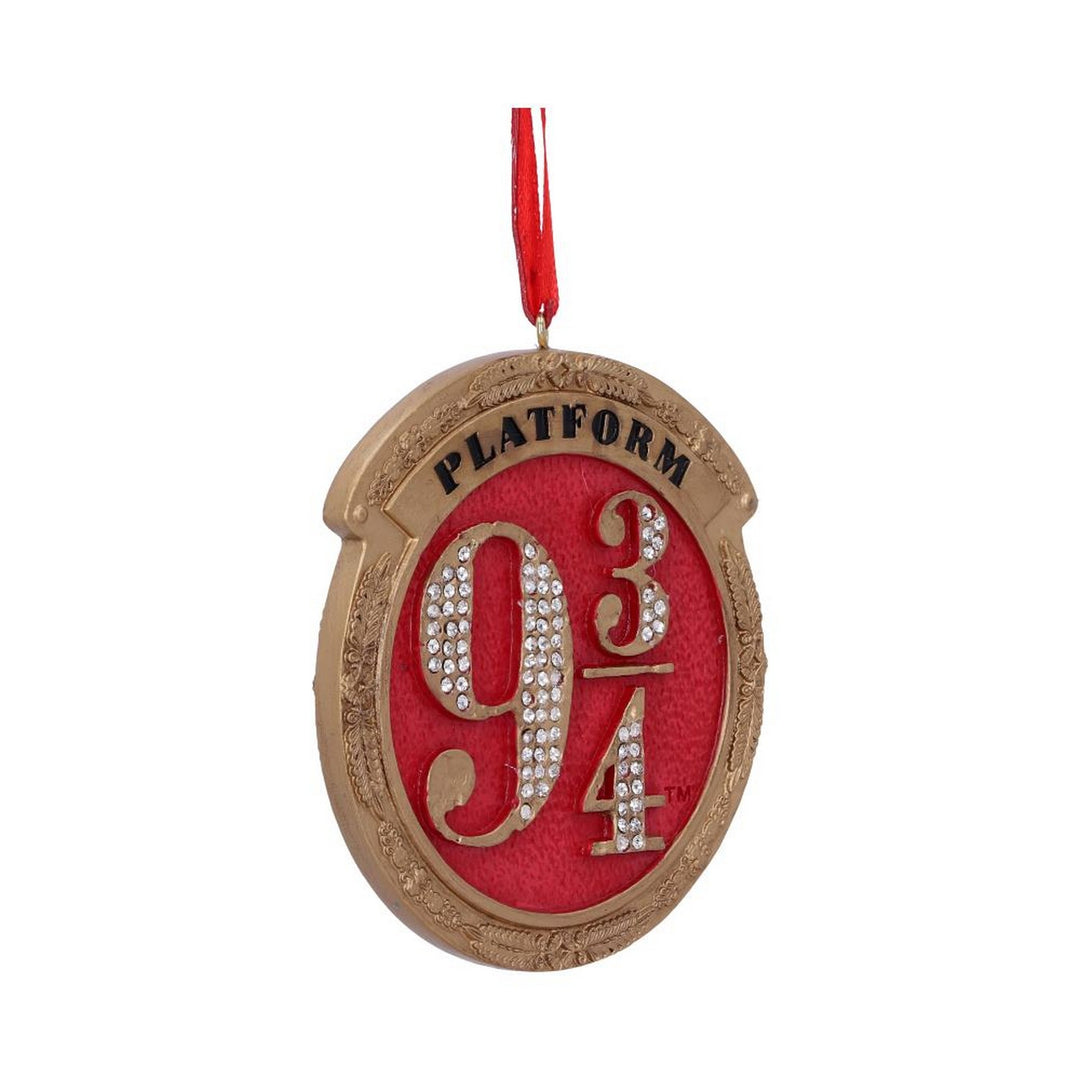 Harry Potter Train Platform 9 3/4 Hanging Festive Decorative Ornament B5677T1