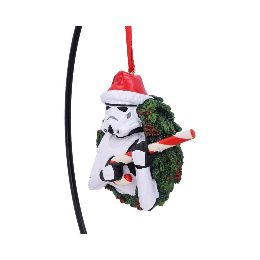 Officially Licensed Stormtrooper Wreath Hanging Ornament B5695U1