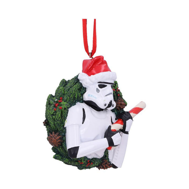 Officially Licensed Stormtrooper Wreath Hanging Ornament B5695U1