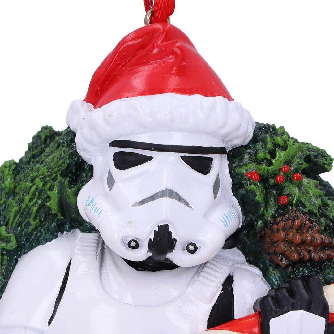 Officially Licensed Stormtrooper Wreath Hanging Ornament B5695U1