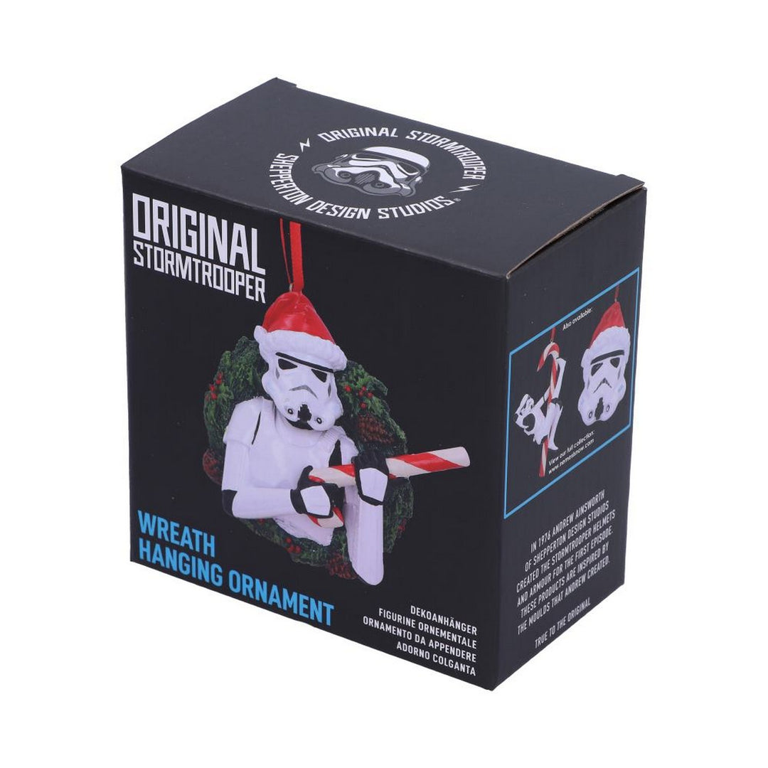 Officially Licensed Stormtrooper Wreath Hanging Ornament B5695U1