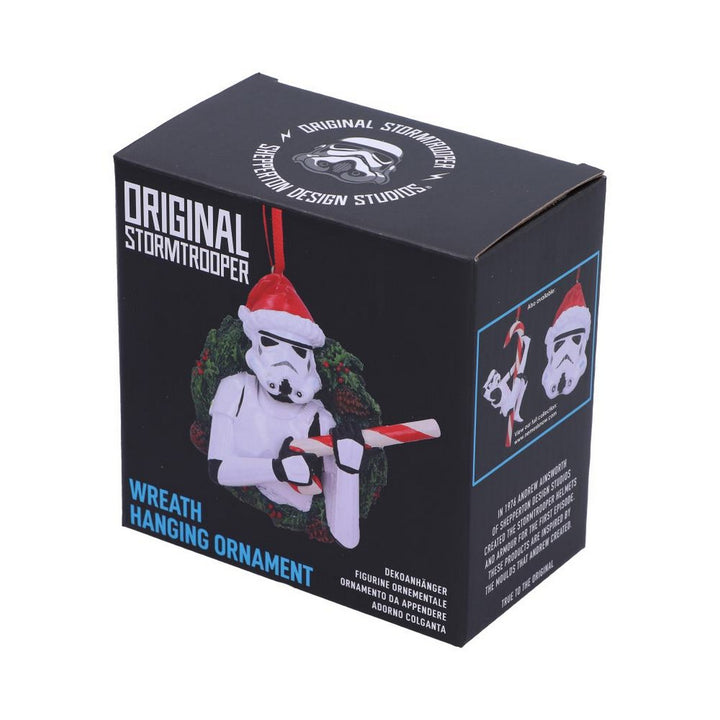 Officially Licensed Stormtrooper Wreath Hanging Ornament B5695U1