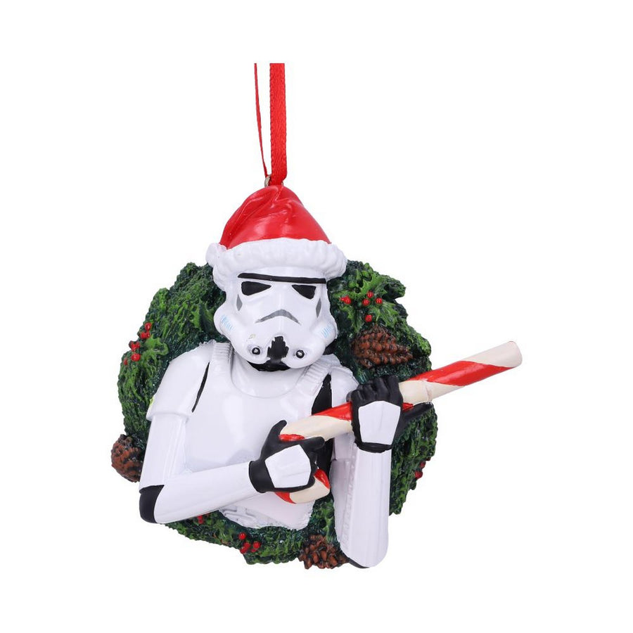 Officially Licensed Stormtrooper Wreath Hanging Ornament B5695U1
