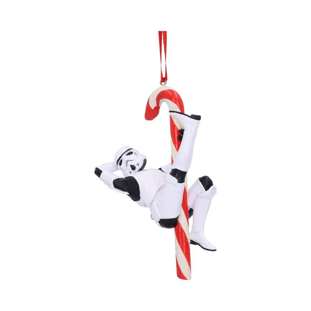 Officially Licensed Stormtrooper Candy Cane Hanging Ornament 12cm B5696U1