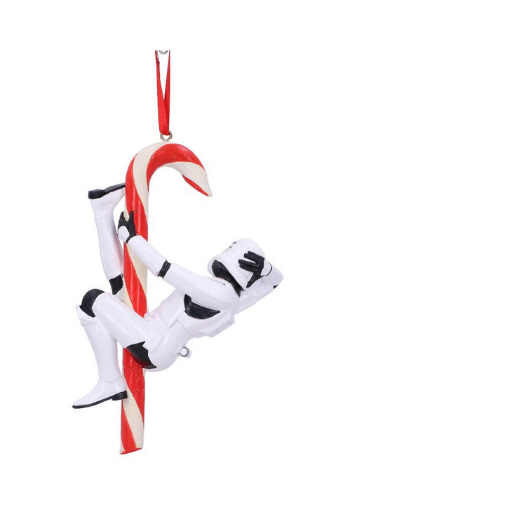 Officially Licensed Stormtrooper Candy Cane Hanging Ornament 12cm B5696U1