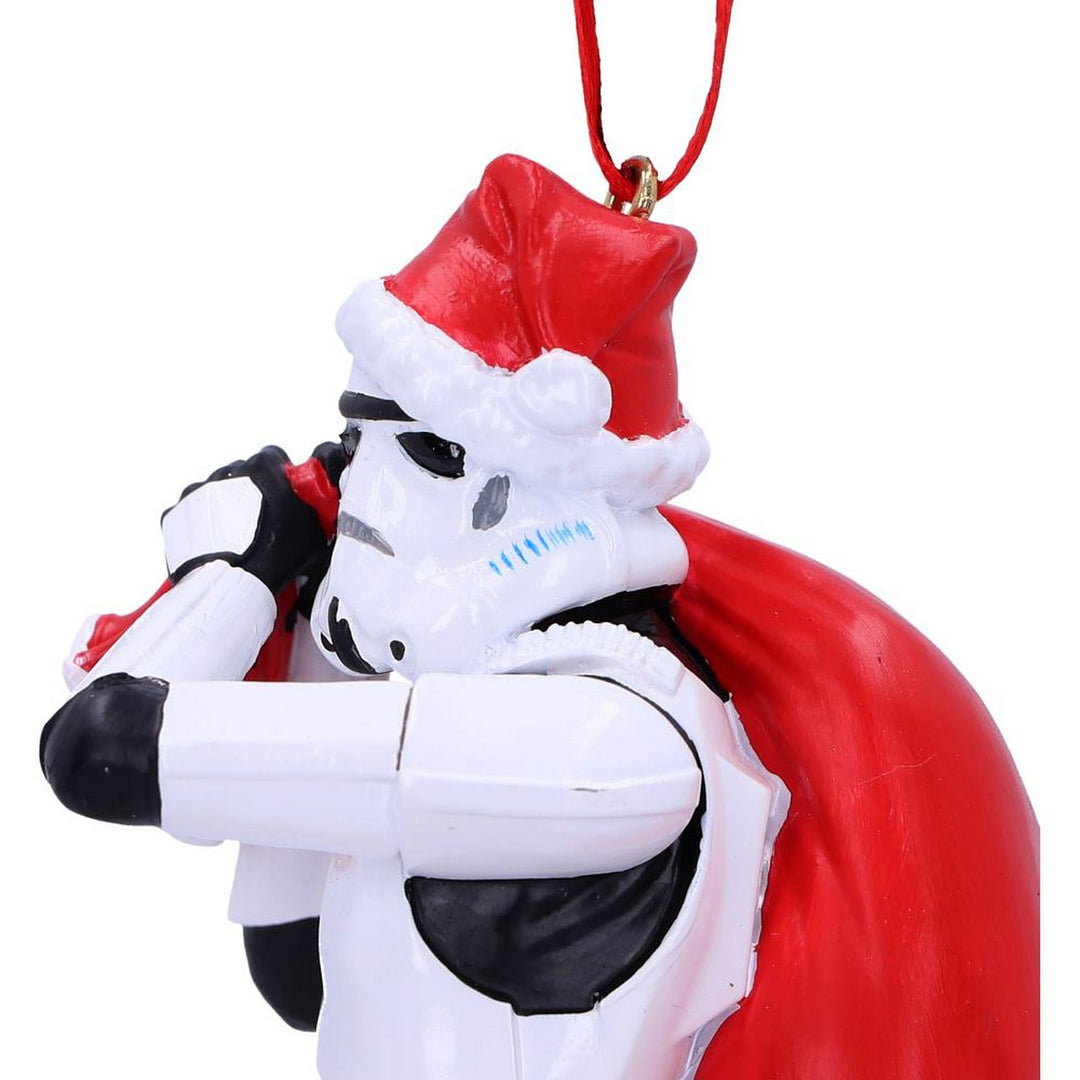 Officially Licensed Stormtrooper Santa Sack Hanging Ornament 13cm B5778U1