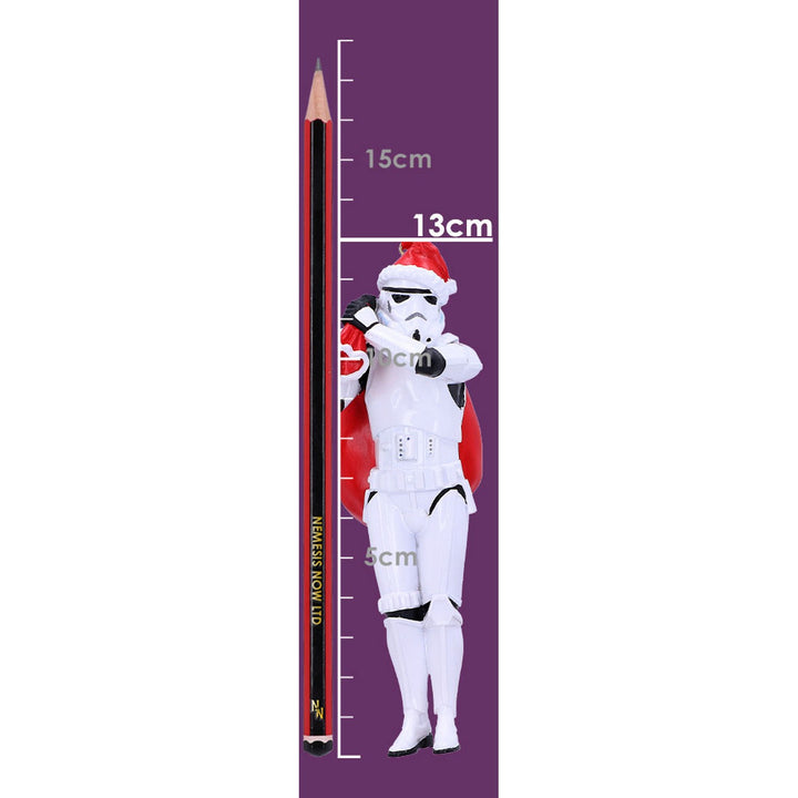 Officially Licensed Stormtrooper Santa Sack Hanging Ornament 13cm B5778U1