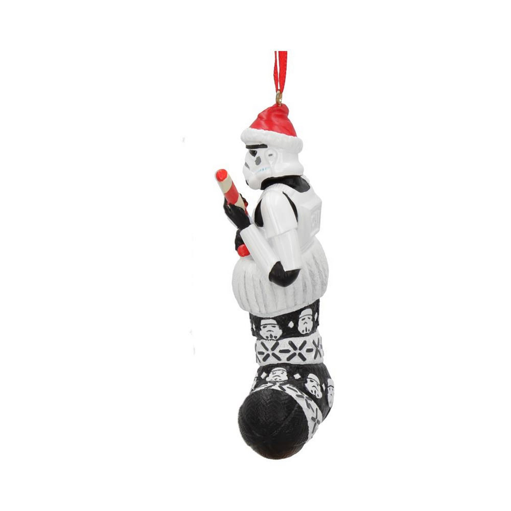 Officially Licensed Stormtrooper in Stocking Hanging Ornament 11.5cm B5779U1
