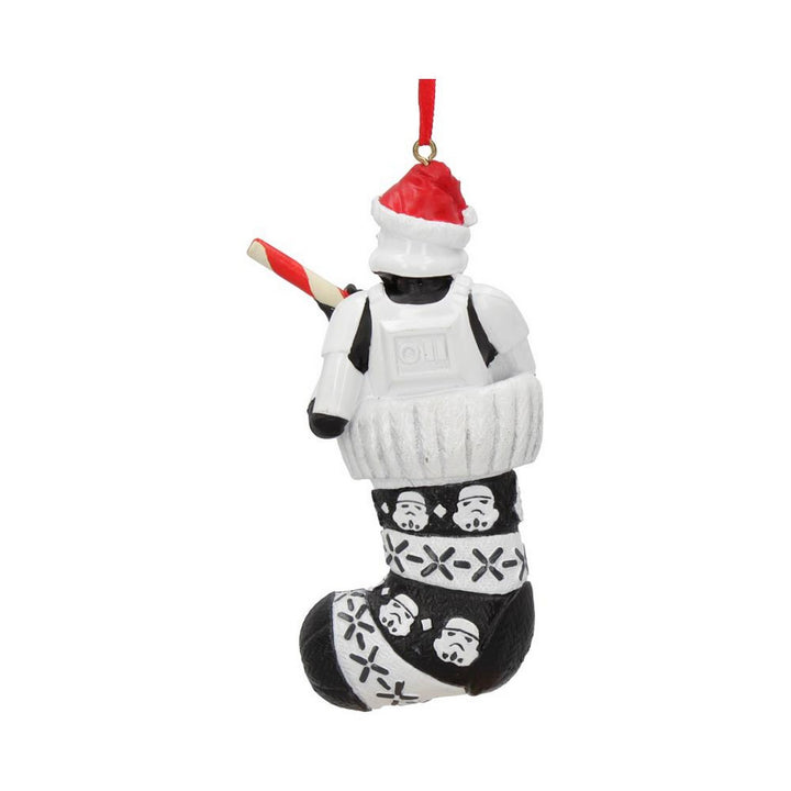 Officially Licensed Stormtrooper in Stocking Hanging Ornament 11.5cm B5779U1