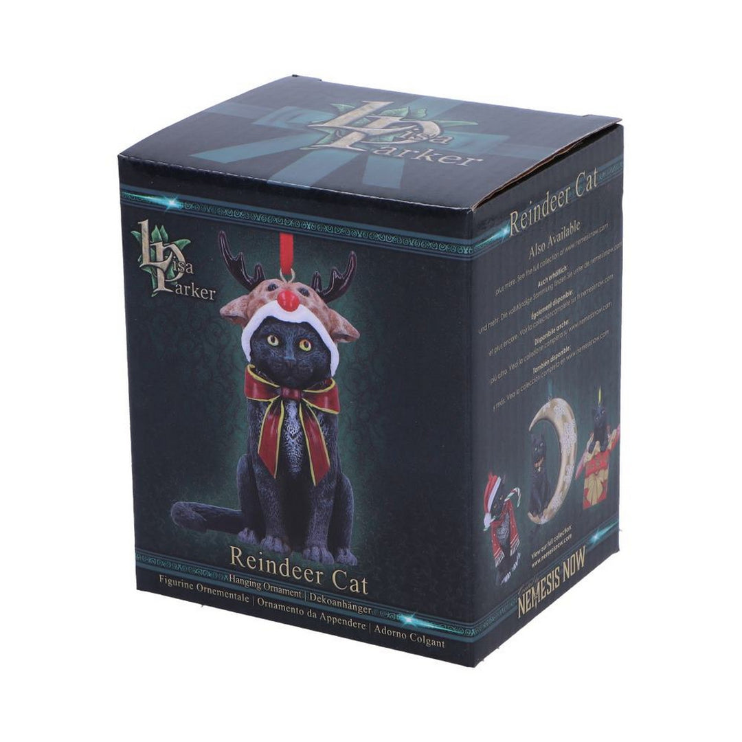 Lisa Parker Reindeer Cat Hanging Ornament 9cm B5781U1