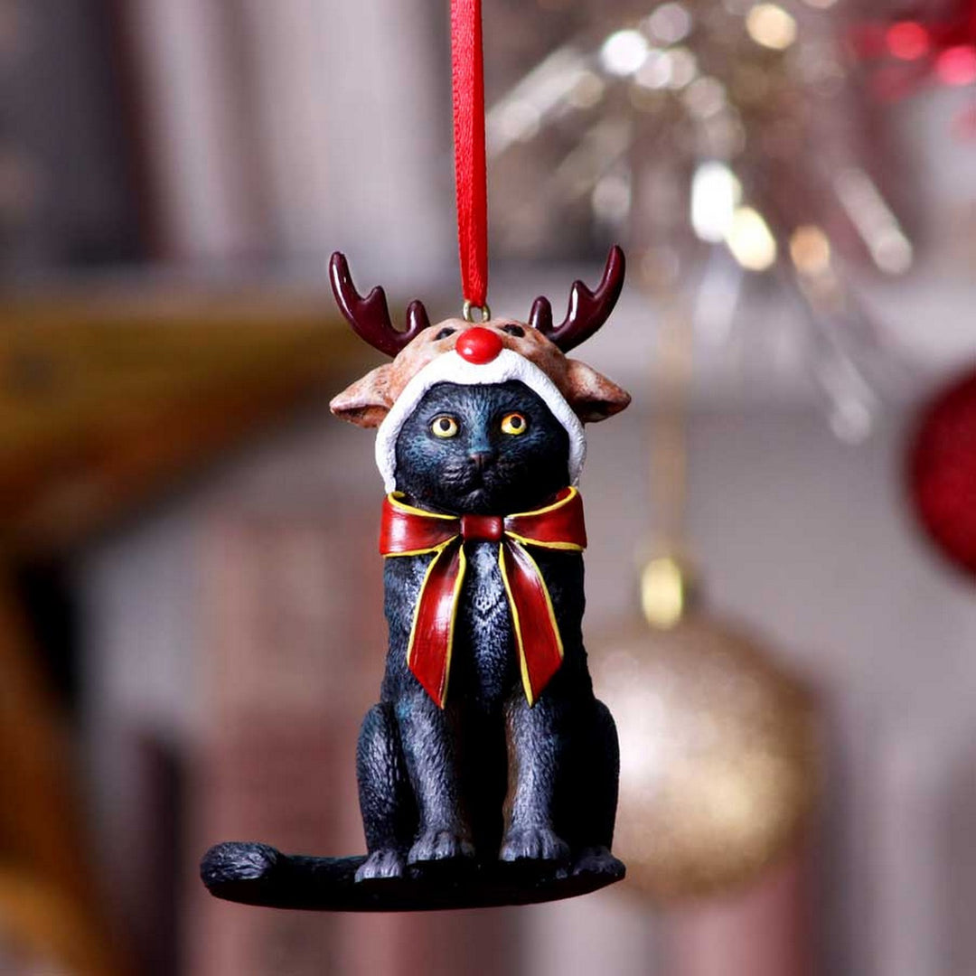 Lisa Parker Reindeer Cat Hanging Ornament 9cm B5781U1