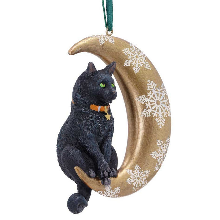 Lisa Parker Moon Cat Hanging Ornament 9cm B5783U1
