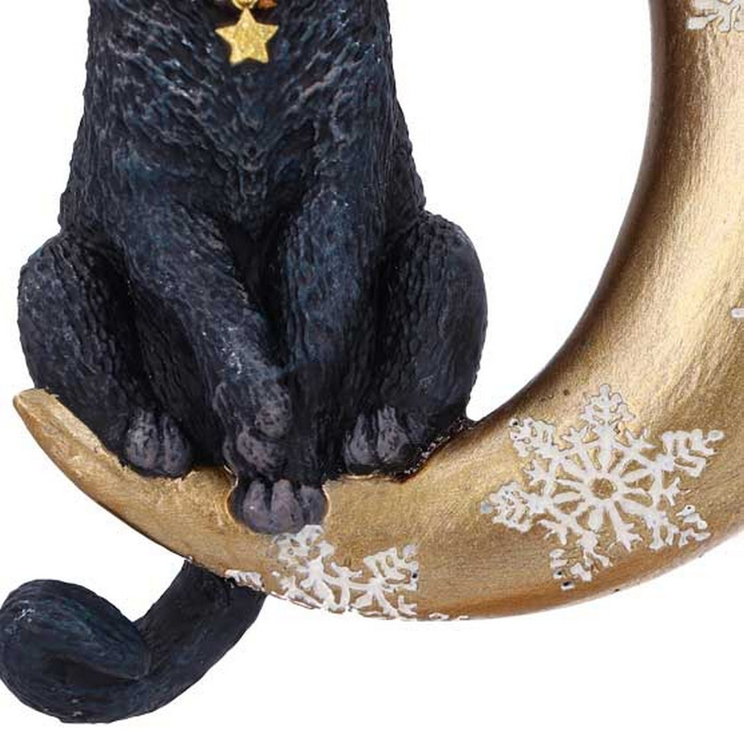 Lisa Parker Moon Cat Hanging Ornament 9cm B5783U1