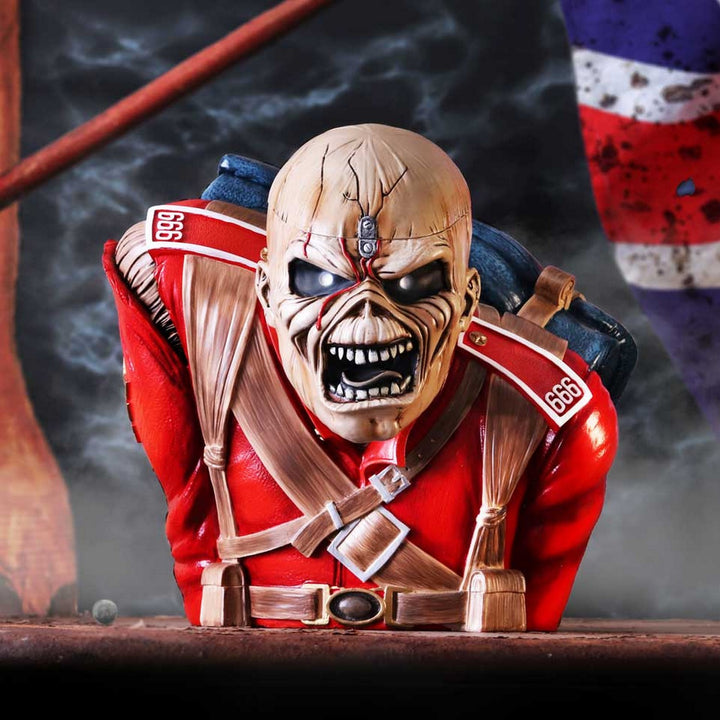 Iron Maiden Officially Licensed The Trooper Bust Box 26.5cm B5808U1