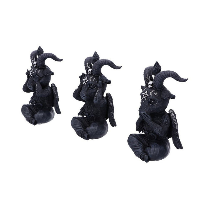 Three Wise Baphaboo Figurines 13.4cm B5852U1