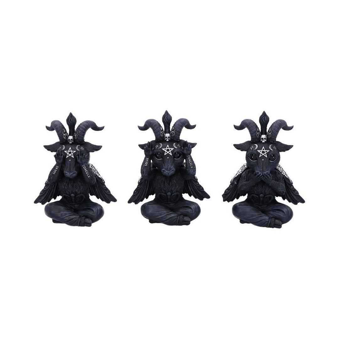 Three Wise Baphaboo Figurines 13.4cm B5852U1