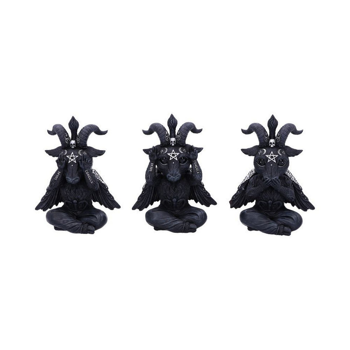 Three Wise Baphaboo Figurines 13.4cm B5852U1