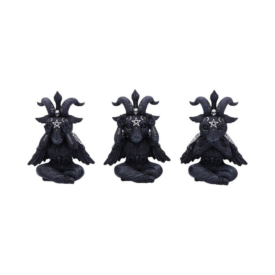 Three Wise Baphaboo Figurines 13.4cm B5852U1