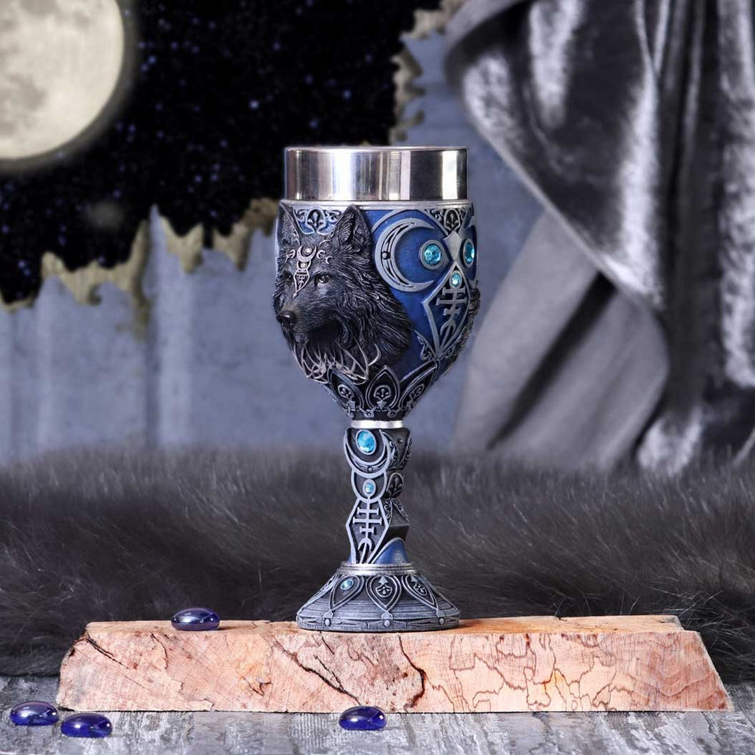 Wolf Moon Goblet 19.5cm B5868V2