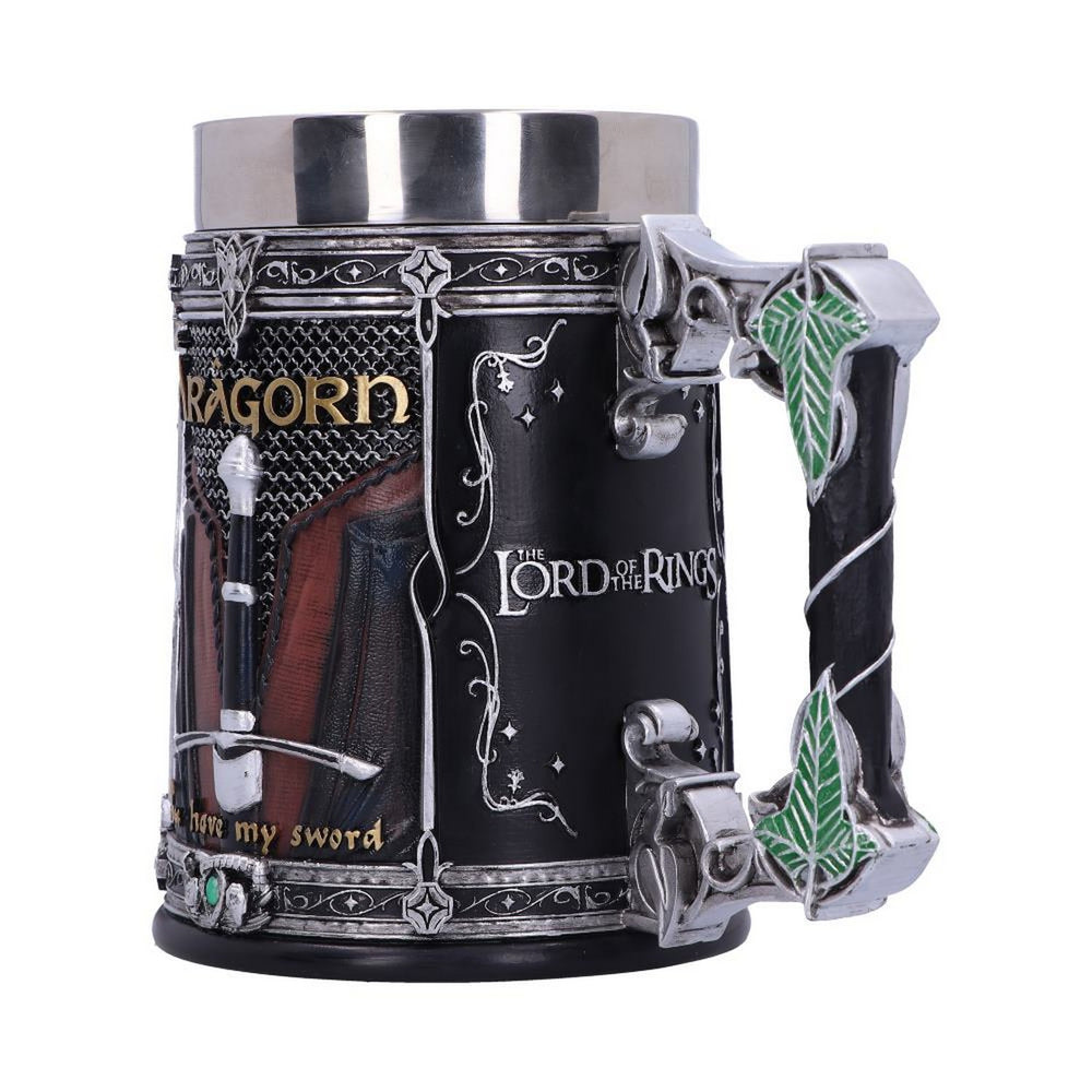 Officially Licensed Lord of the Rings The Fellowship Tankard 15.5cm B5872V2