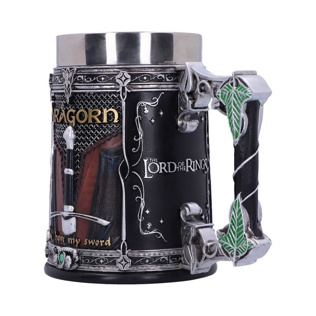 Officially Licensed Lord of the Rings The Fellowship Tankard 15.5cm B5872V2