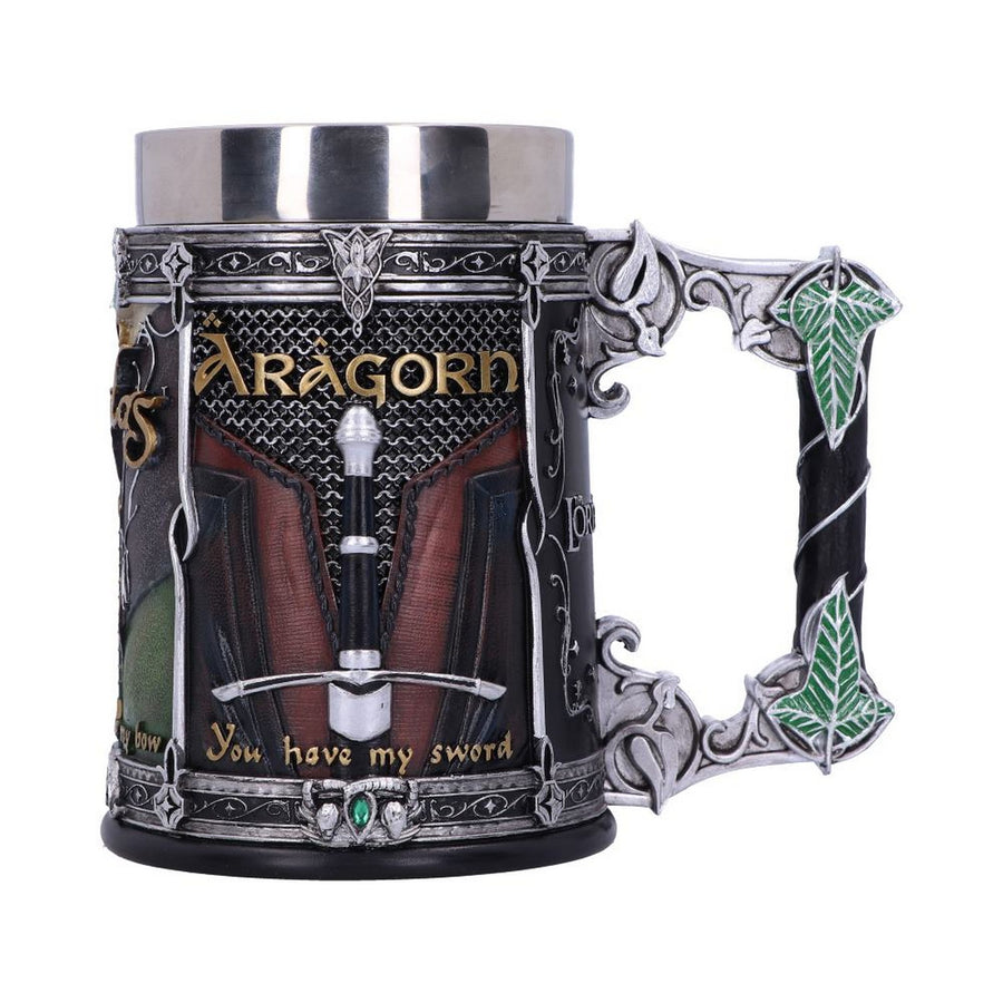 Officially Licensed Lord of the Rings The Fellowship Tankard 15.5cm B5872V2
