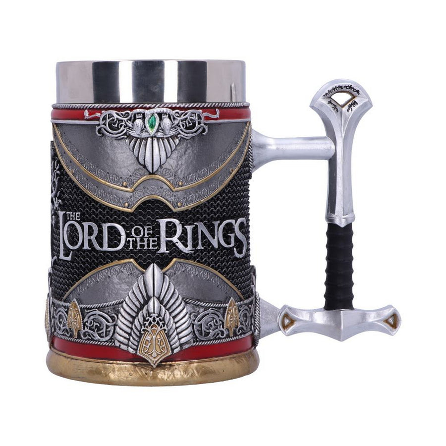 Officially Licensed Lord of the Rings Aragorn Tankard 15.5cm B5873V2