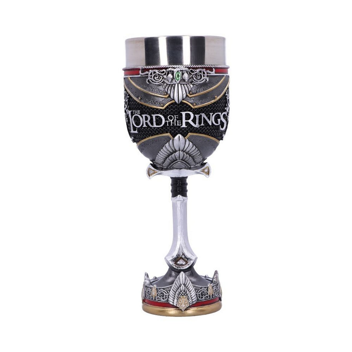 Officially Licensed Lord of the Rings Aragorn Goblet 19.5cm B5874V2