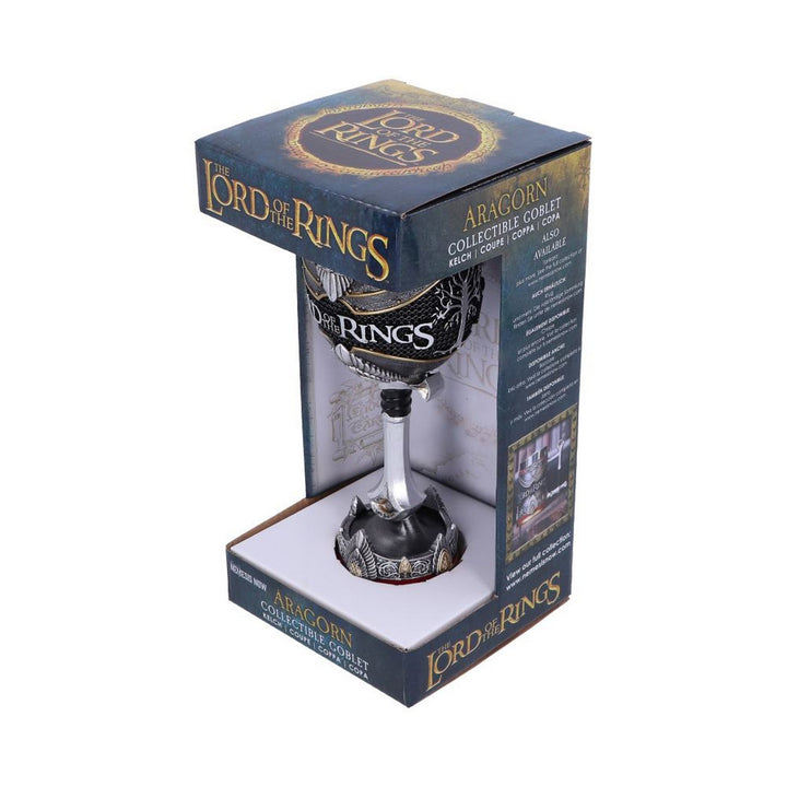 Officially Licensed Lord of the Rings Aragorn Goblet 19.5cm B5874V2