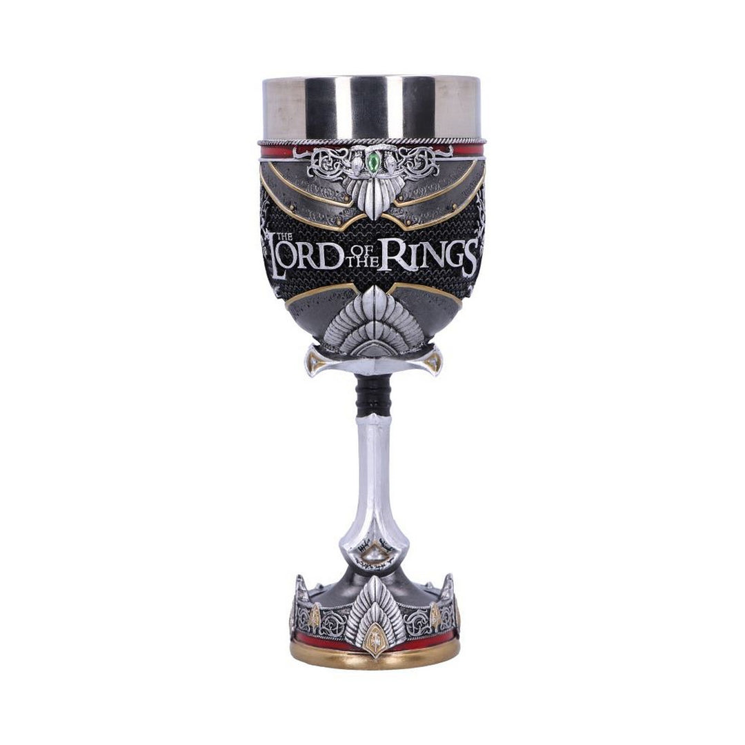 Officially Licensed Lord of the Rings Aragorn Goblet 19.5cm B5874V2