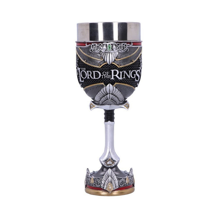Officially Licensed Lord of the Rings Aragorn Goblet 19.5cm B5874V2