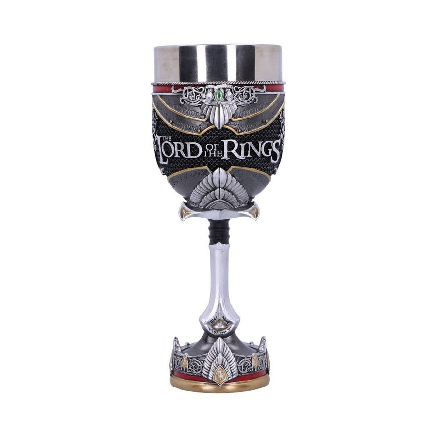 Officially Licensed Lord of the Rings Aragorn Goblet 19.5cm B5874V2