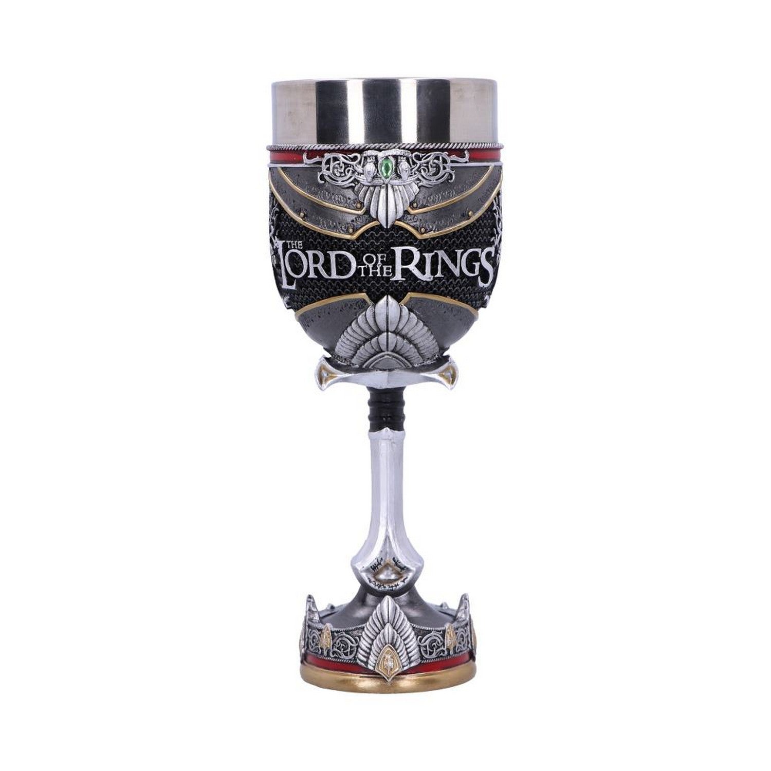 Officially Licensed Lord of the Rings Aragorn Goblet 19.5cm B5874V2