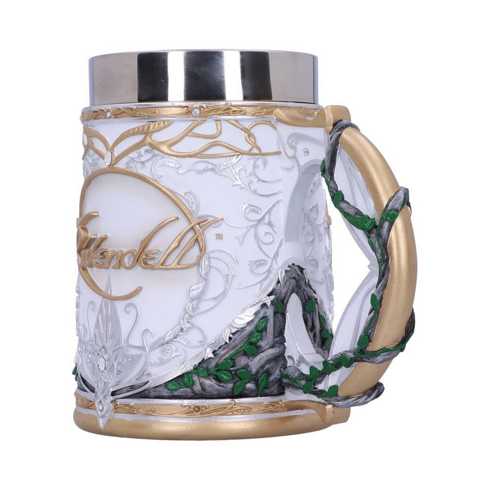 Officially Licensed Lord of the Rings Rivendell Tankard 15.5cm B5875V2