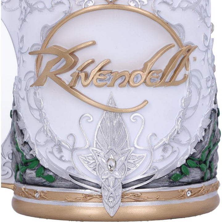 Officially Licensed Lord of the Rings Rivendell Tankard 15.5cm B5875V2