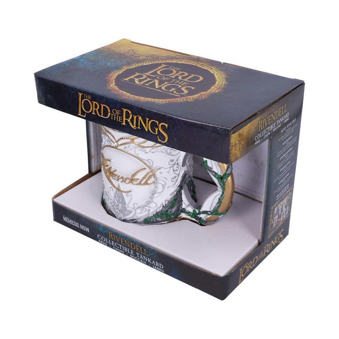 Officially Licensed Lord of the Rings Rivendell Tankard 15.5cm B5875V2