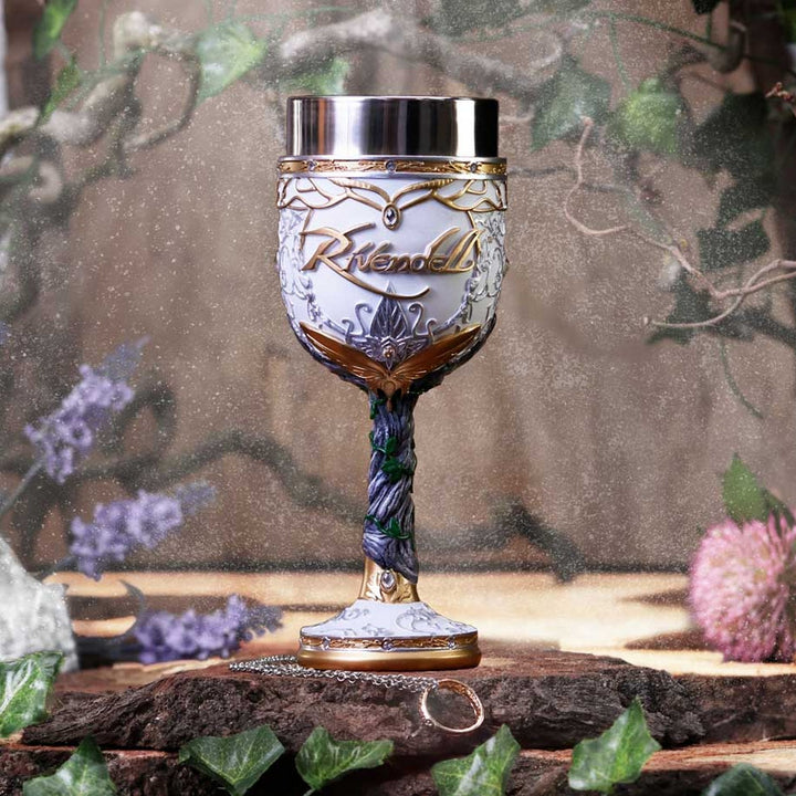 Officially Licensed Lord of the Rings Rivendell Goblet 19.5cm B5876V2