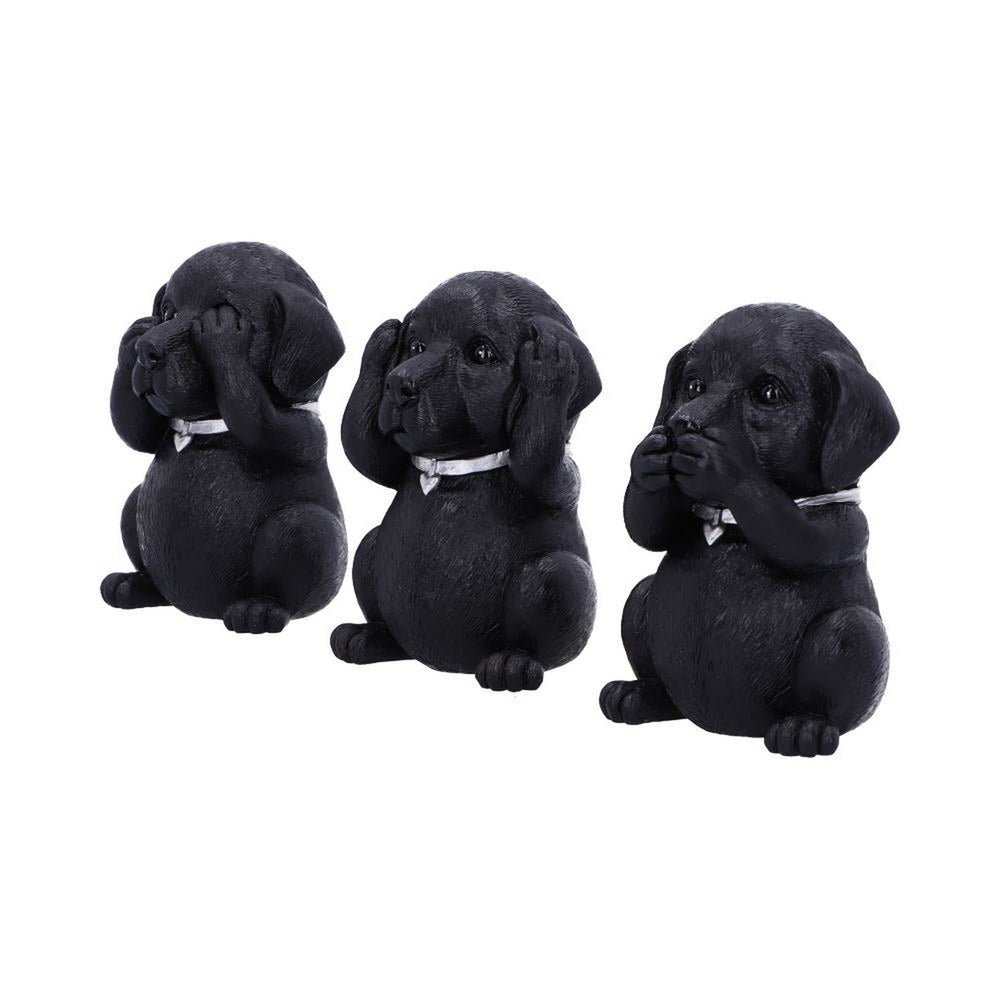 Three Wise Labradors 8.5cm B5881V2