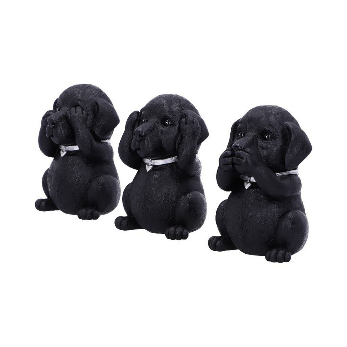 Three Wise Labradors 8.5cm B5881V2