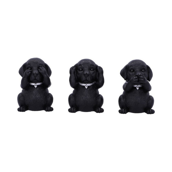 Three Wise Labradors 8.5cm B5881V2