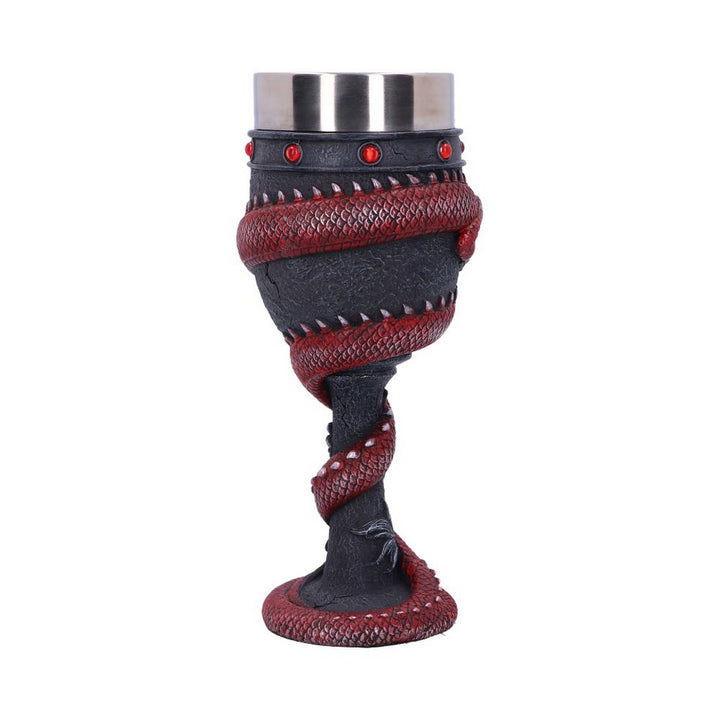 Dragon Coil Goblet Red 20cm B5882V2
