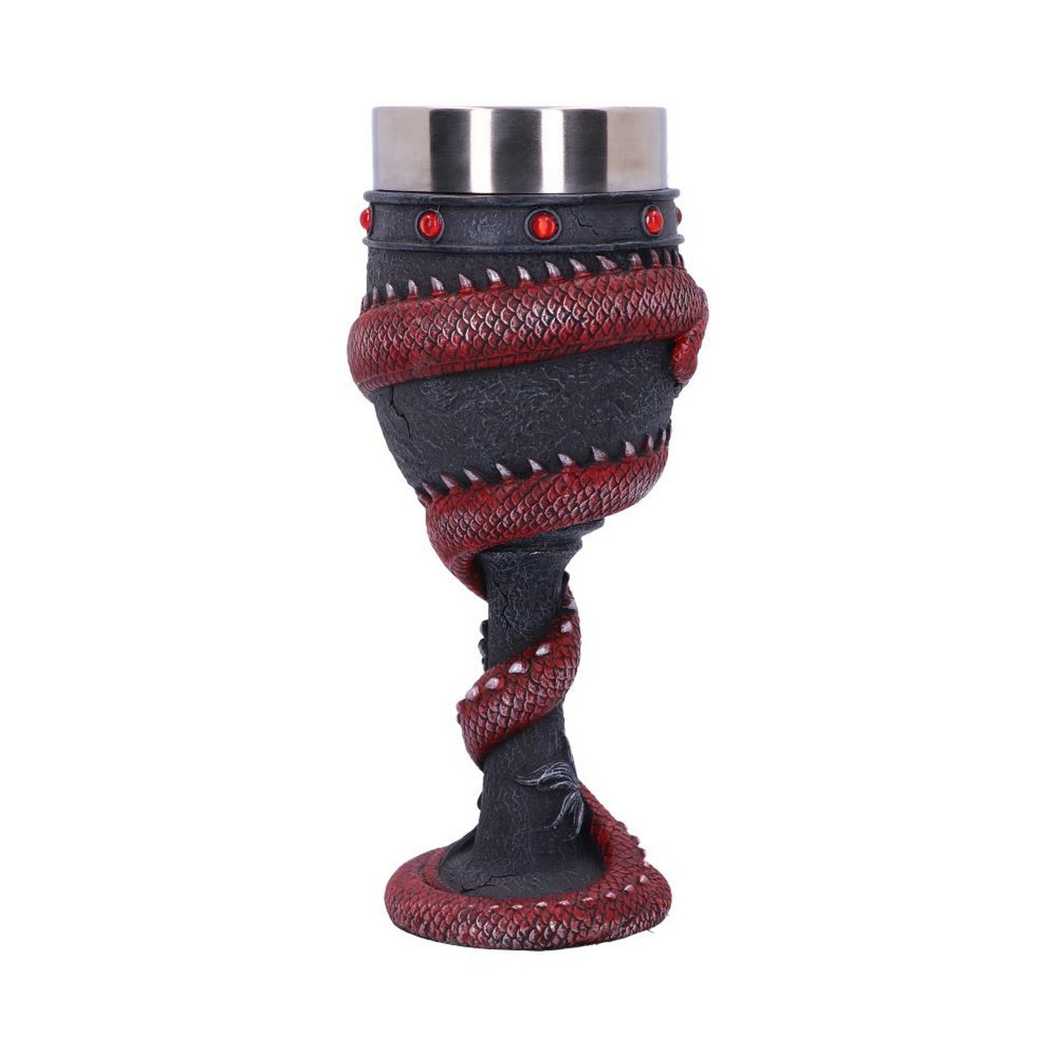 Dragon Coil Goblet Red 20cm B5882V2