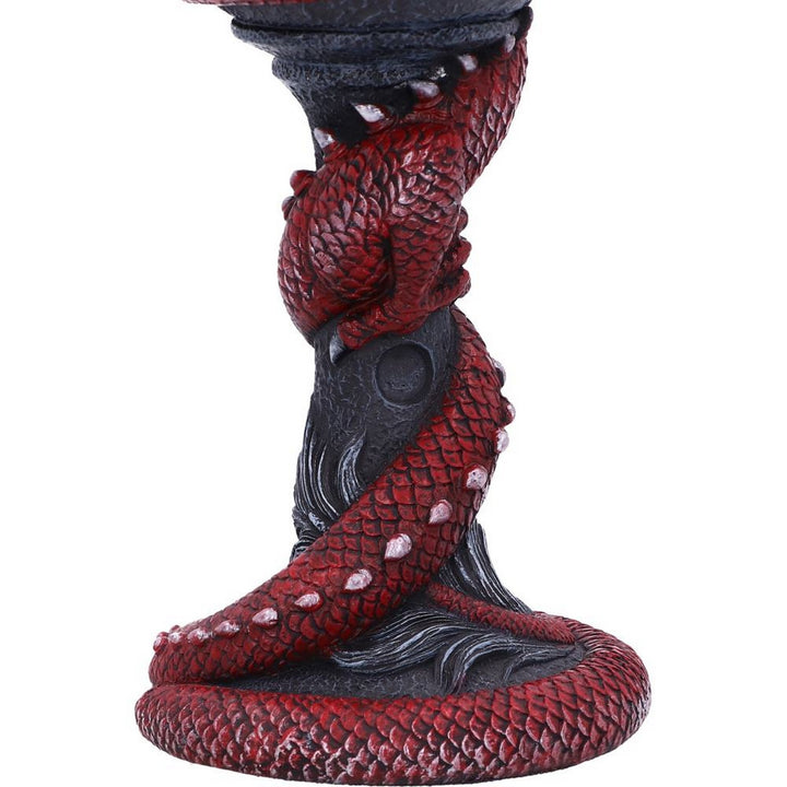 Dragon Coil Goblet Red 20cm B5882V2