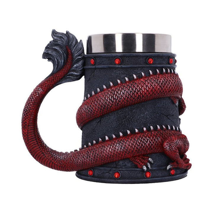 Dragon Coil Tankard Red 16cm B5884V2
