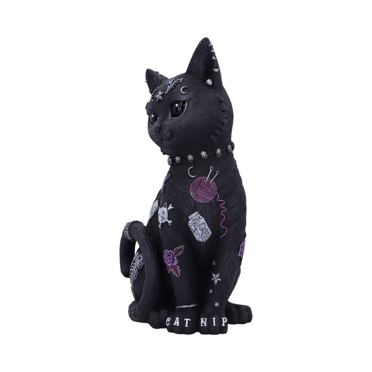 Bad to the Bone Cat Figurine 22cm B5887V2